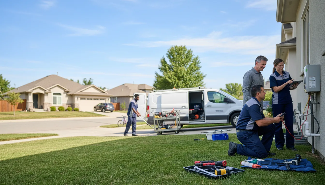 Tankless water heater service in Robeline, LA